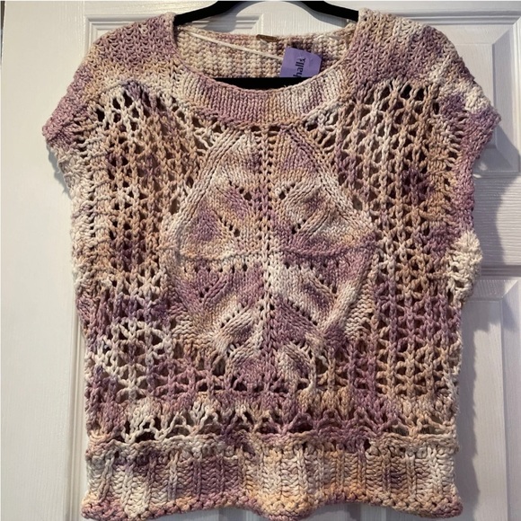 NWT free people small crochet top - Picture 2 of 4